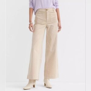 Elegant Beige Wide-Leg Women's Pants